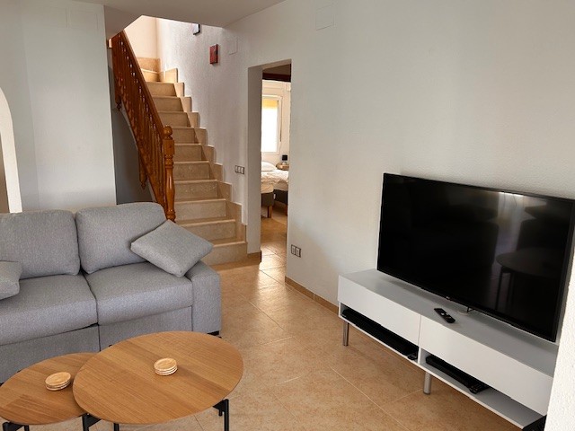 Living area with TV